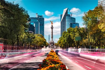 Mexiko Stadt Paseo de la Reforma